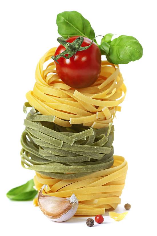 Cellulose and food fibres from JELU reduce the susceptibility of pasta to breakage.