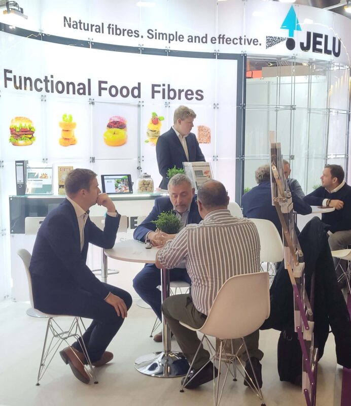 JELU presented its functional fibers at Food Ingredients Europe (FIE) 2023 in Frankfurt